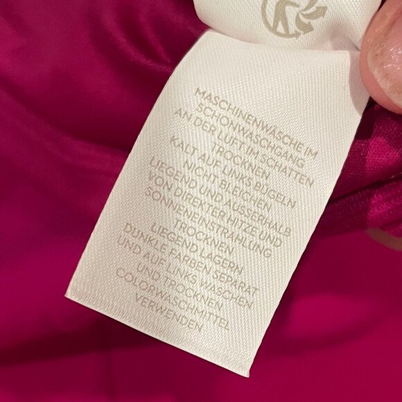 Boden Hadley Ottoman Midi Dress 8R Womens Pink Purple Rib Knit V-neck Formal - Picture 8 of 10